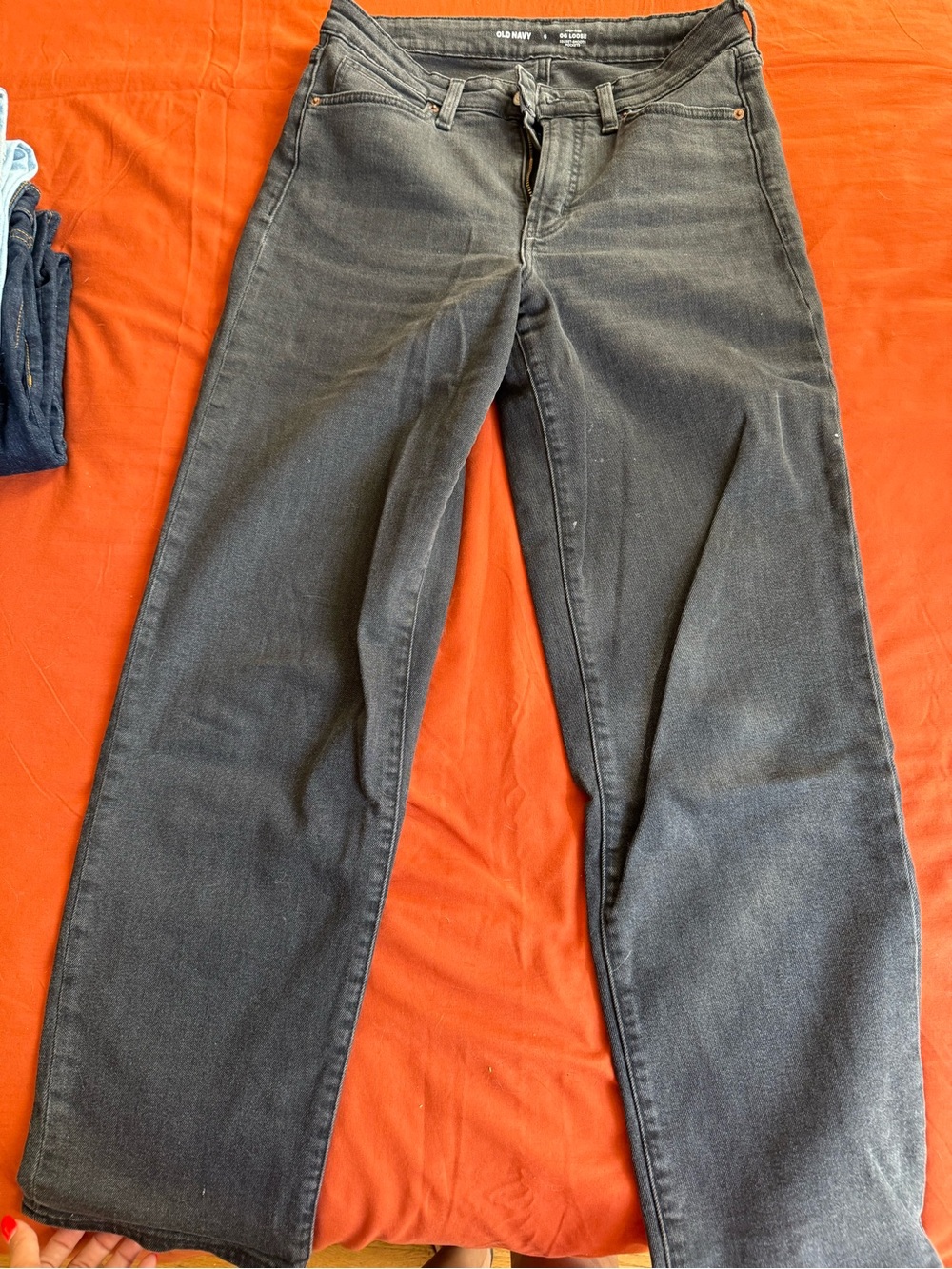 Old Navy women’s Black loose jeans